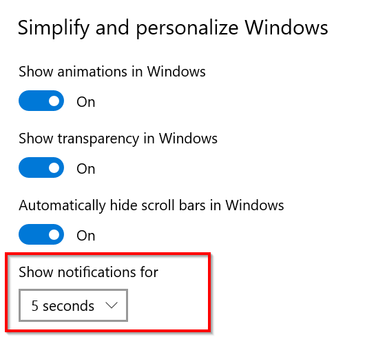 Changing Toaster Display Time Puzzel Help Centre